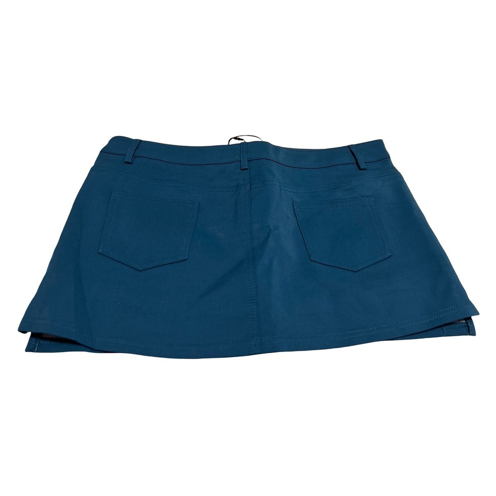 Bottom Mini Skirt Teal Blue Size L NWT Fashion Nova - Picture 4 of 7